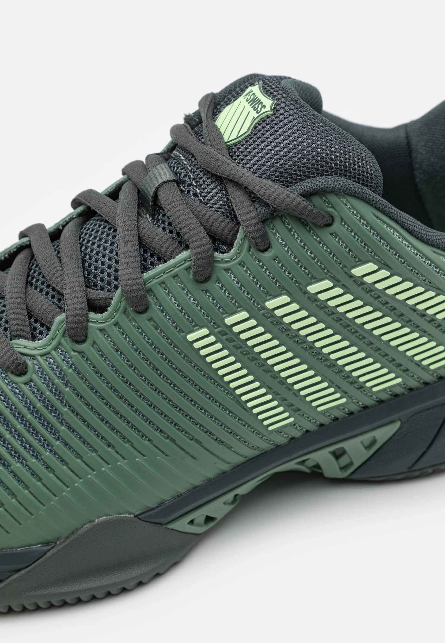 K-Swiss Hypercourt Express 2 HbDa Tennis Per Terra BattutaSea Spray/Urban Chic/Soft Neon Green Uomo Scarpe KS142A03I-P11 8 K-Swiss Hypercourt Express 2 HbDa Tennis Per Terra BattutaSea Spray/Urban Chic/Soft Neon Green Uomo Scarpe KS142A03I-P11 - immagine 6