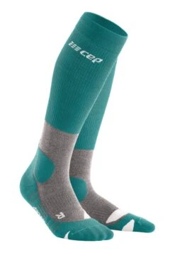 CEP Hiking Merino Compression - Calzettoni - Forestgreen Grey