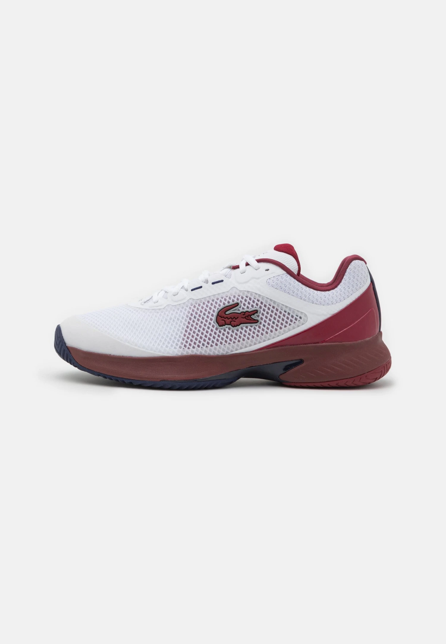 Lacoste Sport Tech PointDa Tennis Per Terra BattutaWhite/Burgundy Uomo Scarpe L0642A026-A12 3 Lacoste Sport Tech PointDa Tennis Per Terra BattutaWhite/Burgundy Uomo Scarpe L0642A026-A12