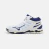 Mizuno Wave Voltage MidScarpe Da PallavoloWhite/Blue/Gold Uomo Scarpe M2742A0EC-A12