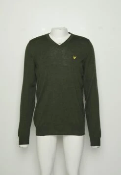 Lyle & Scott Golf V NeckMaglioneCactus Green Uomo Abbigliamento LY242G004-M11 -Montavia Avventura Negozio 53914967fb18437fa6e10b50f360e193