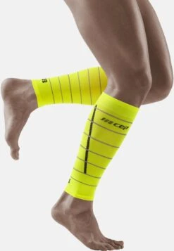 CEP Reflective Compression Calf SleevesScaldamuscoliNeon Yellow Uomo Attrezzatura CE442L002-E11