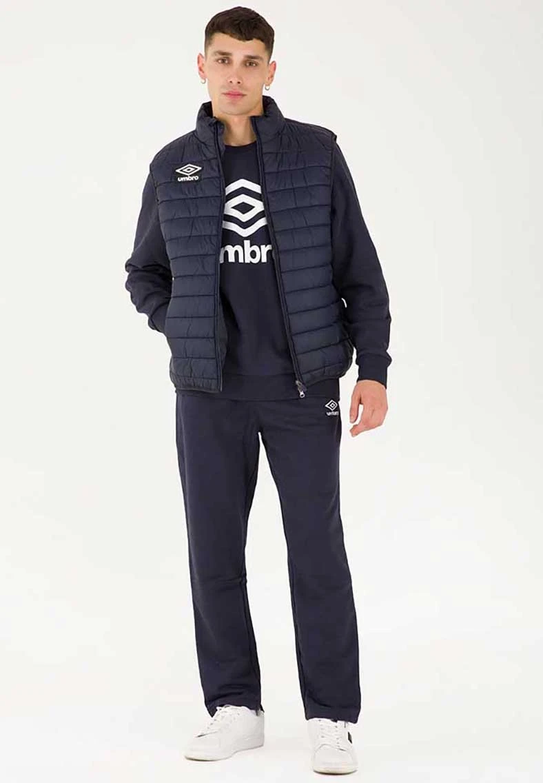 UMBRO Jogger In Per - Pantaloni Sportivi - Blu Navy 4 UMBRO Jogger In Per - Pantaloni Sportivi - Blu Navy - immagine 2