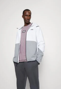 Under Armour UnstoppableFelpa Con ZipMod Gray/White Uomo Abbigliamento UN242G0FY-C11 -Montavia Avventura Negozio 9cf244760b864591b68416755e6c6605