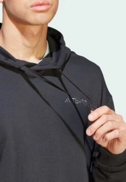 Adidas TERREX Terrex Logo HoodieFelpaBlack Uomo Abbigliamento ADD42A00M-Q11 -Montavia Avventura Negozio a2a1a376c2c64c50bdb6ed2abb6ddb9d