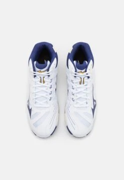 Mizuno Wave Voltage MidScarpe Da PallavoloWhite/Blue/Gold Uomo Scarpe M2742A0EC-A12 -Montavia Avventura Negozio a6207fe5b5d3447b9467e632a322b785