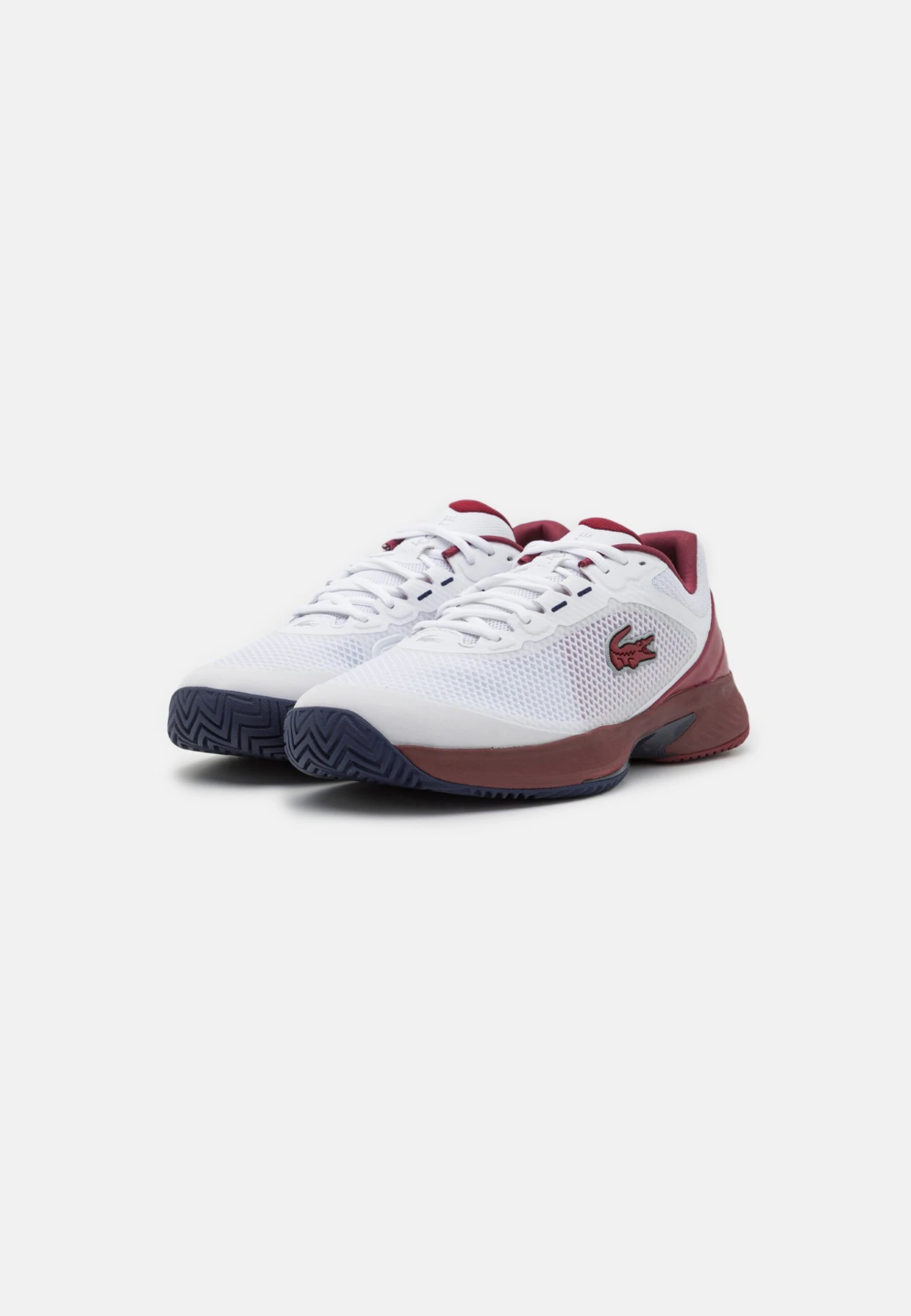 Lacoste Sport Tech PointDa Tennis Per Terra BattutaWhite/Burgundy Uomo Scarpe L0642A026-A12 4 Lacoste Sport Tech PointDa Tennis Per Terra BattutaWhite/Burgundy Uomo Scarpe L0642A026-A12 - immagine 2