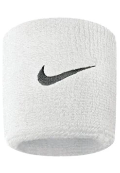 Nike Performance Armbinden Swoosh Wristbands - Polsino - Weissschwarz