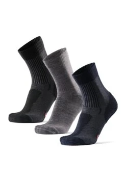 3 PackCalze SportiveMulticolor Black Grey Navy Uomo Abbigliamento DAX82F001-T12