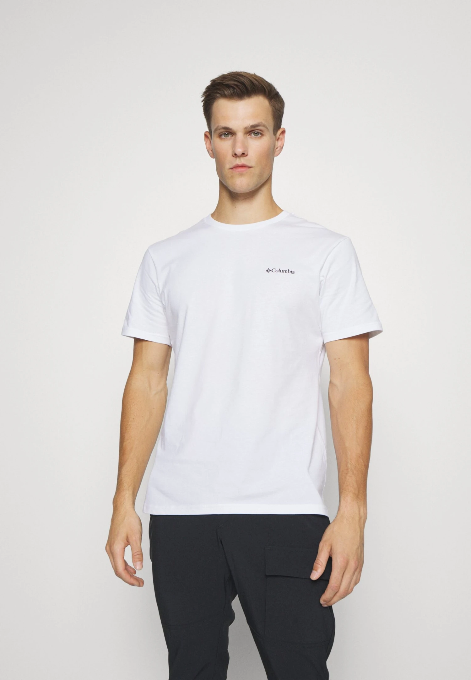Columbia Logo Short SleeveT-Shirt BasicWhite Uomo Abbigliamento C2342D00U-A14 3 Columbia Logo Short SleeveT-Shirt BasicWhite Uomo Abbigliamento C2342D00U-A14