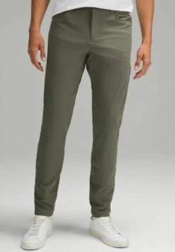 Lululemon Abc Slim-Fit 32" L *Warpstreme ObsidianPantaloniArmy Green Uomo Abbigliamento LLS42E021-M11