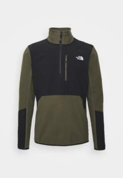 The North Face Glacier Pro 1/4 Zip Felpa In PileNew Taupe Green/Black Uomo Abbigliamento TH342G07C-B11 -Montavia Avventura Negozio cc60668a277242f98ef62683f3b605e8