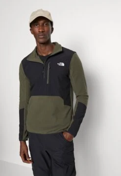 The North Face Glacier Pro 1/4 Zip Felpa In PileNew Taupe Green/Black Uomo Abbigliamento TH342G07C-B11 -Montavia Avventura Negozio dbe7a87b69dc4bc898a1135ecbe5d053