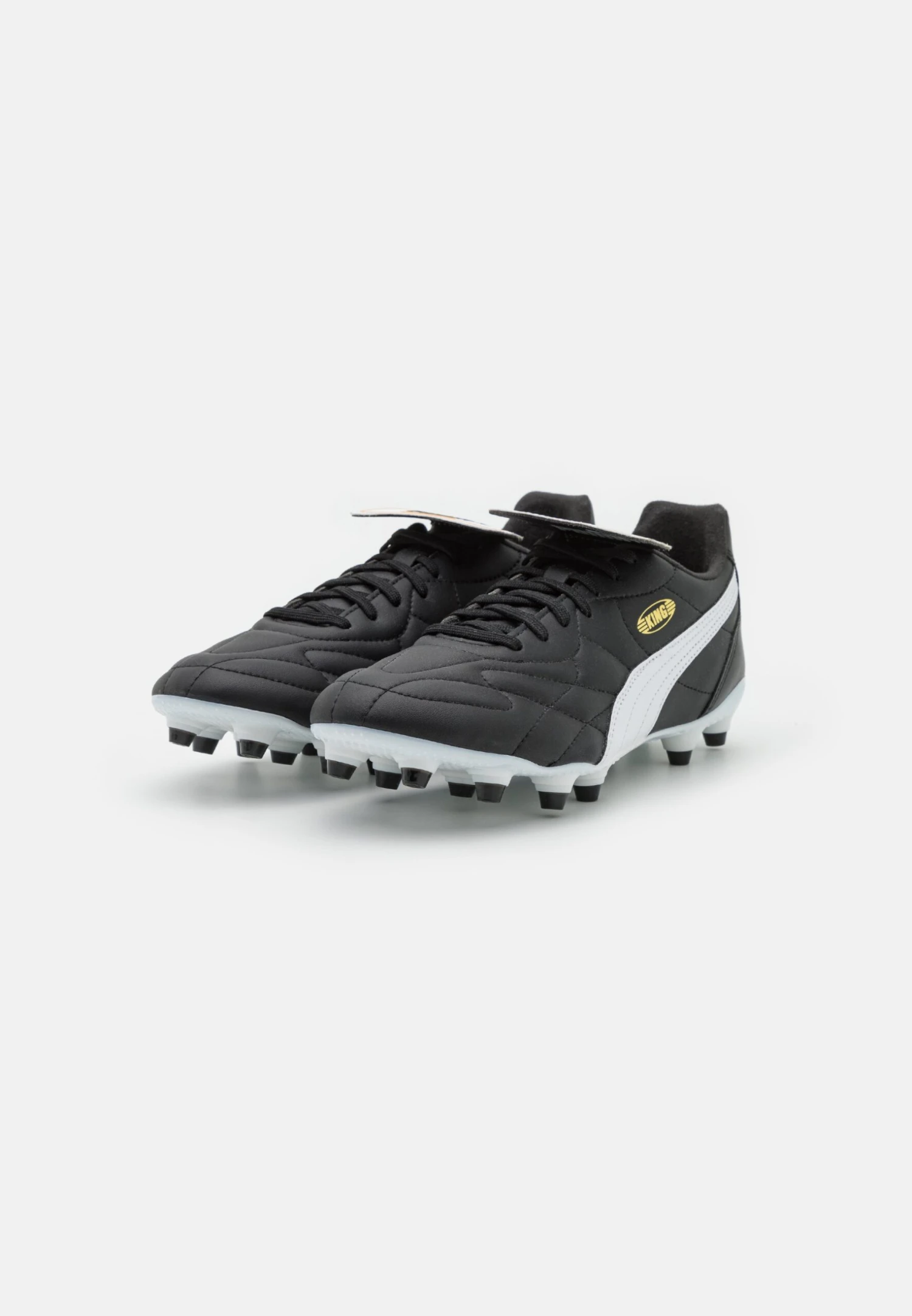 Puma King Top Fg/AgScarpe Da Calcetto Con TacchettiBlack/White/Gold Uomo Scarpe PU142A1II-Q11 4 Puma King Top Fg/AgScarpe Da Calcetto Con TacchettiBlack/White/Gold Uomo Scarpe PU142A1II-Q11 - immagine 2