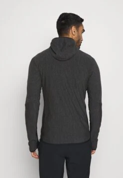 Icebreaker Descender Ls Zip HoodGiacca SportivaGrey Uomo Abbigliamento CE642G00Y-C11 -Montavia Avventura Negozio df736bc152b645ea9e546fd5783b8f12