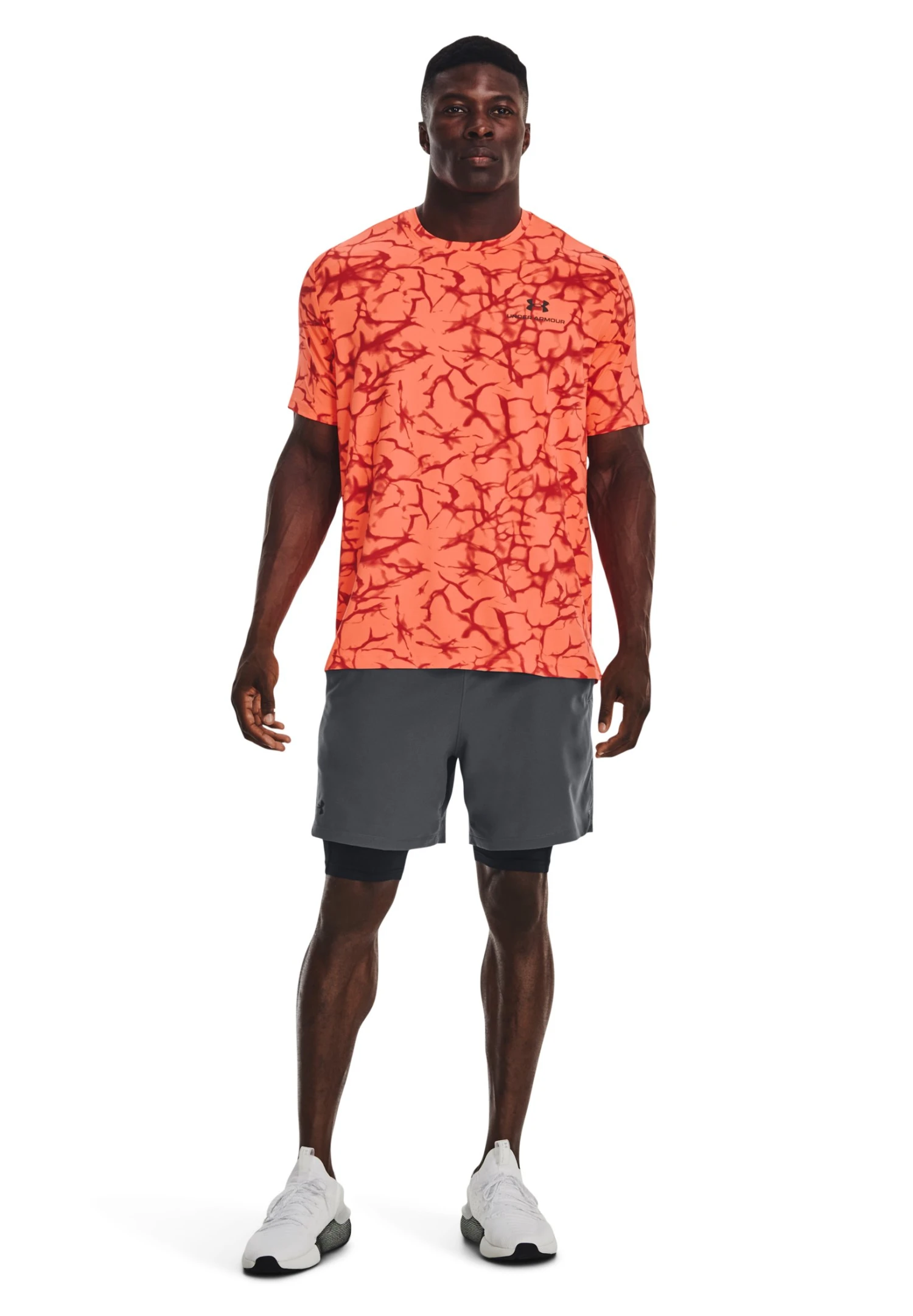 Under Armour Vanish 2In1Pantaloncini SportiviPitch Gray / Black / Black Uomo Abbigliamento UN242E0OF-C12 3 Under Armour Vanish 2In1Pantaloncini SportiviPitch Gray / Black / Black Uomo Abbigliamento UN242E0OF-C12 - immagine 2