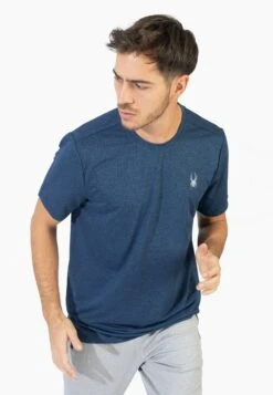 Montavia Avventura Negozio 15 Spyder Short Sleeve - T-Shirt Basic - Dark Blue